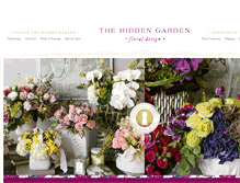 Tablet Screenshot of hiddengardenflowers.com